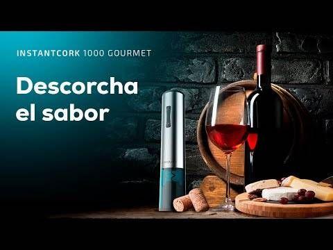 Saca-Rolhas Elétrico CECOTEC InstantCork 1000 Gourmet (Aço inoxidável - Inox/Azul) — miniatura 3