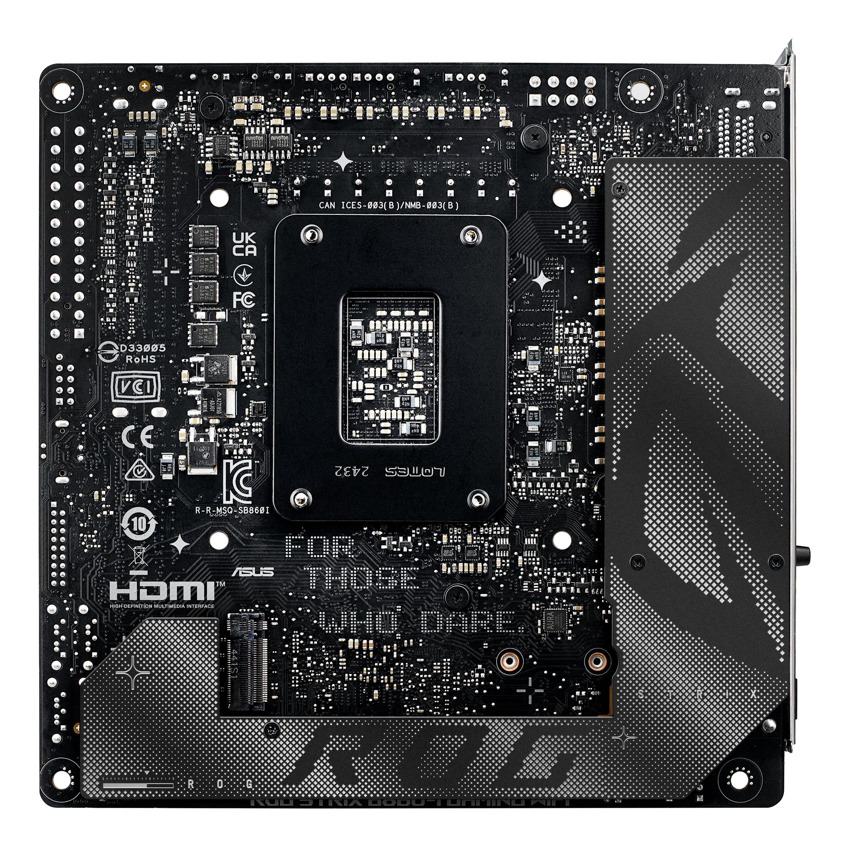 Motherboard ASUS ROG STRIX B860-I GAMING WIFI (LGA 1851 (Socket V1) - Intel Core Ultra - mini-ITX - Multicor), miniatura 4