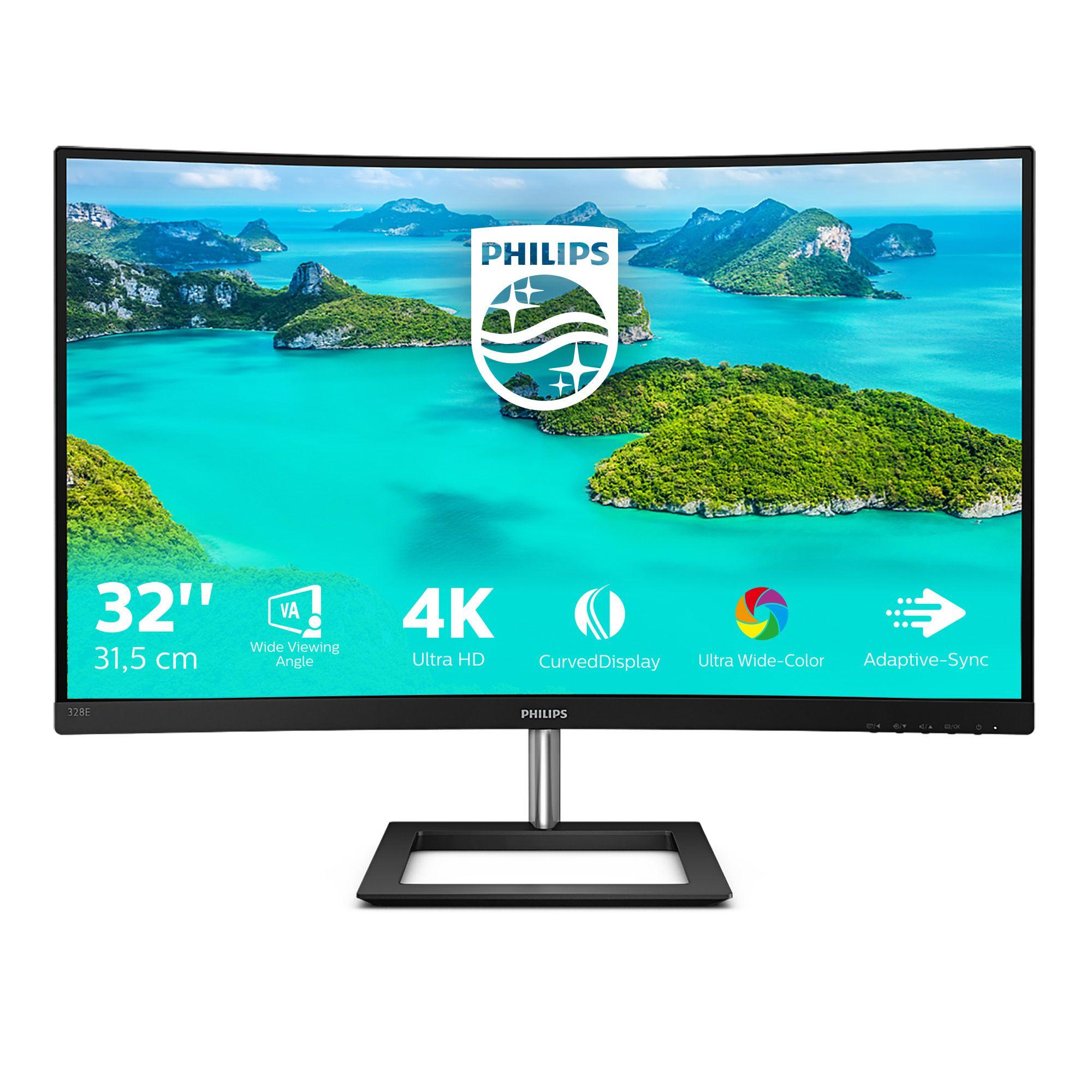 Monitor PHILIPS E Line 328E1CA/00 (31,5" - VA - 60 Hz - Preto) — miniatura 2
