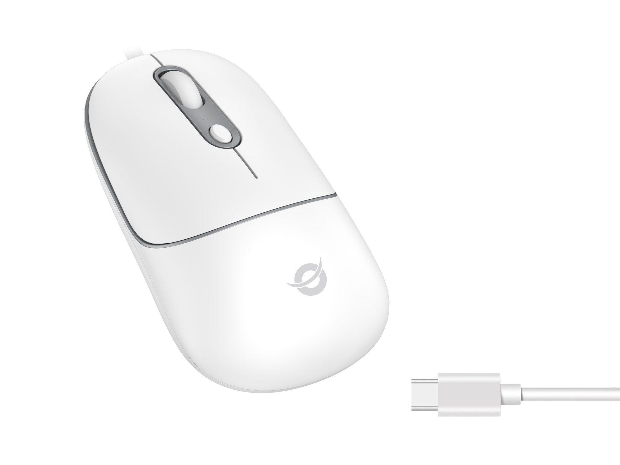 Rato CONCEPTRONIC REGAS02W (Ambidestro - 2400 DPI - Ótica - Branco)