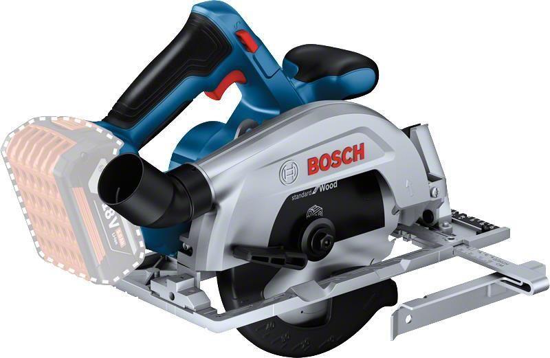 Serra Circular Sem Fios BOSCH GKS 18V-57-2 Professional (Prateado), imagem 1