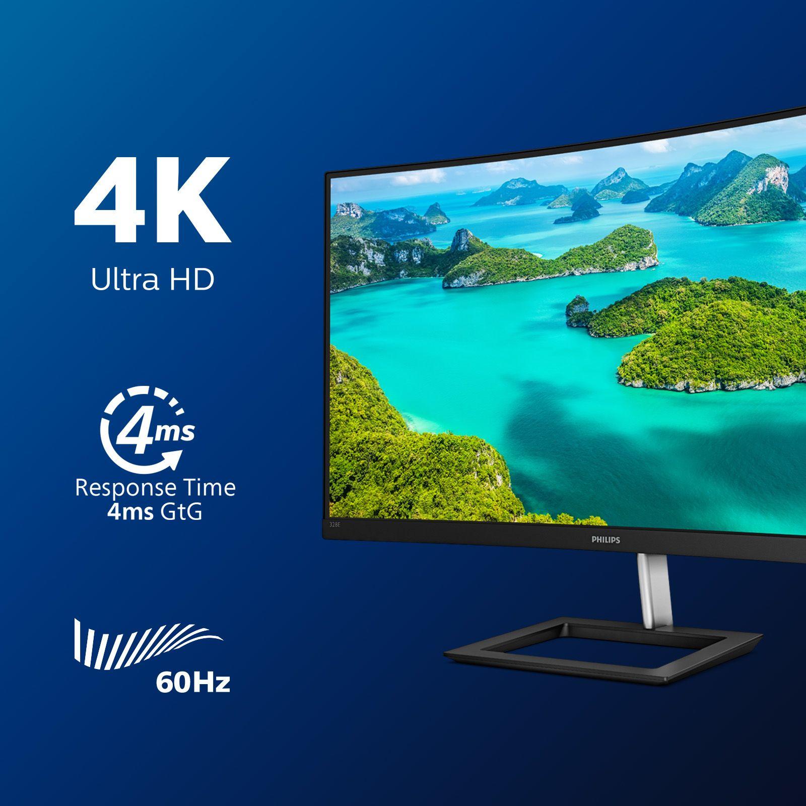 Monitor PHILIPS E Line 328E1CA/00 (31,5" - VA - 60 Hz - Preto) — miniatura 3