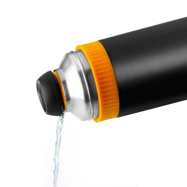 Termo para Comida e Líquidos BRA Enjoy Efficient (Aço inoxidável 18/10 - Preto e Laranja) — miniatura 2