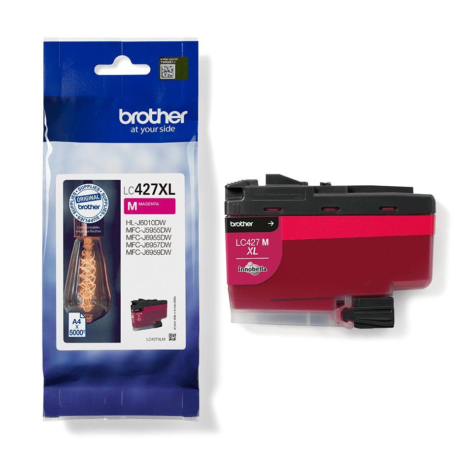 Tinteiro BROTHER LC427XLM (5000 páginas - Magenta), miniatura 2