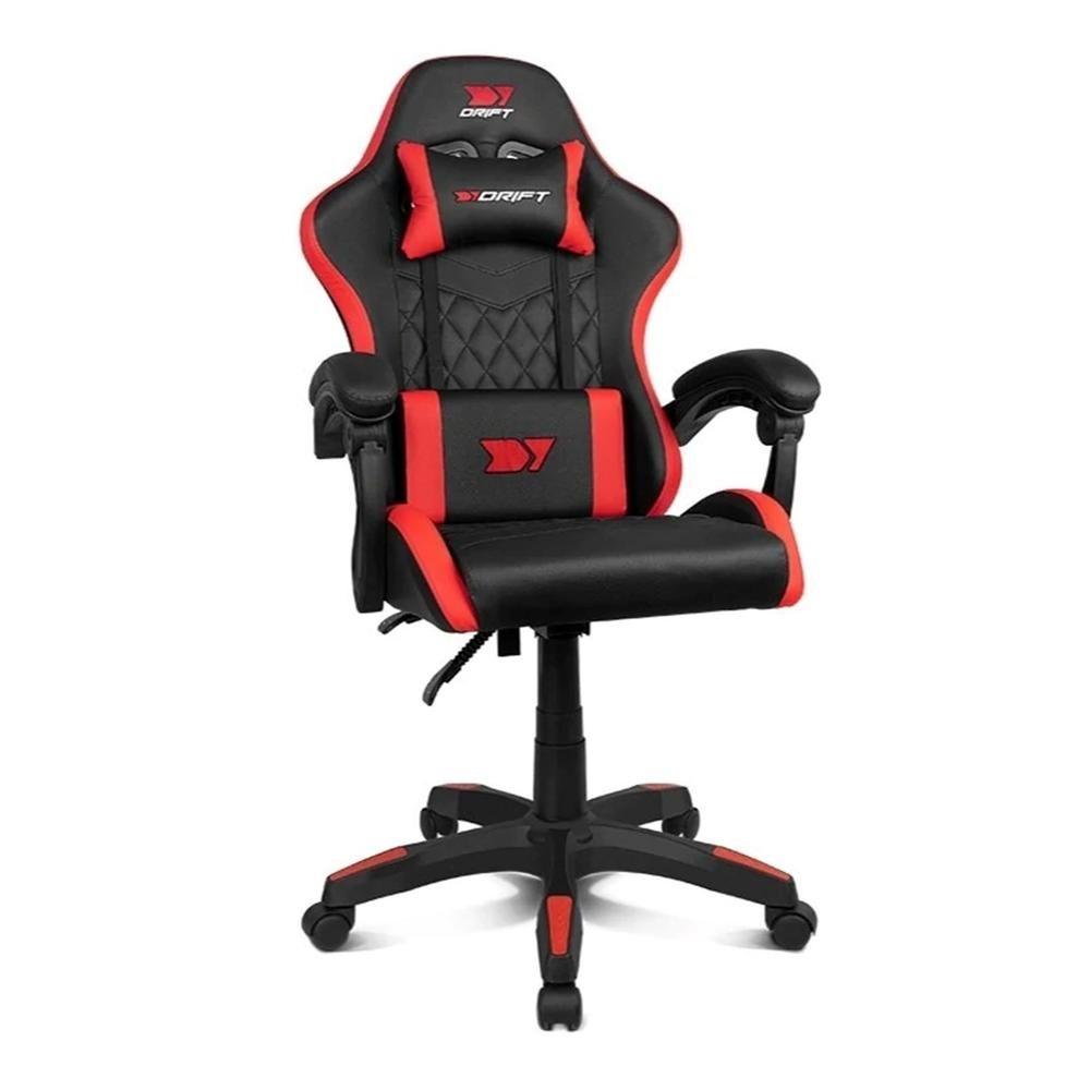 Cadeira Gaming DRIFT DR35 (100 kg - 11,7 cm - Poliuretano - Preta/Vermelha)