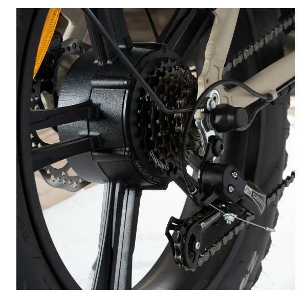 Bicicleta Elétrica NILOX X9 PLUS 20X4P (250 W - 20" - Preto e Areia) — miniatura 4