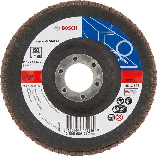Disco de Lixa em Lamelas BOSCH 2608606717 (Metal)