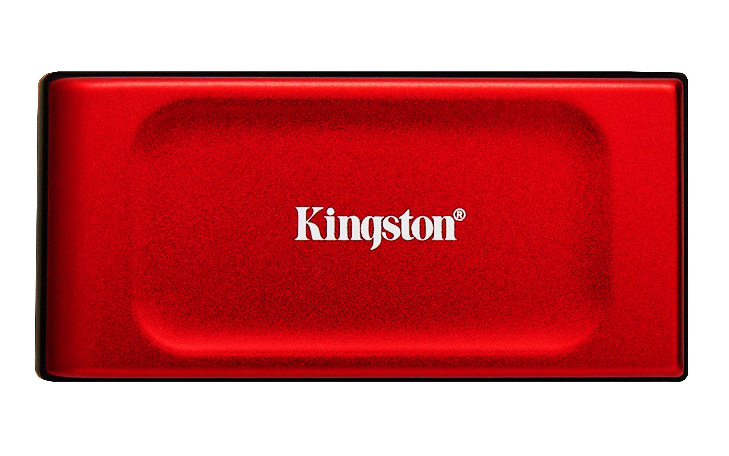 SSD Externo KINGSTON XS1000 (1 TB - USB 3.2 Tipo-C - USB Type-C - Vermelho)