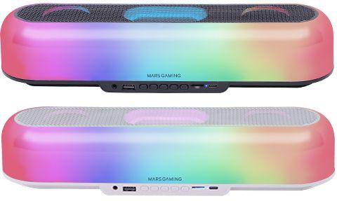 Barra de Som MARS GAMING MSB-ORB (20 W - USB Type-A para USB Type-C - Preto)