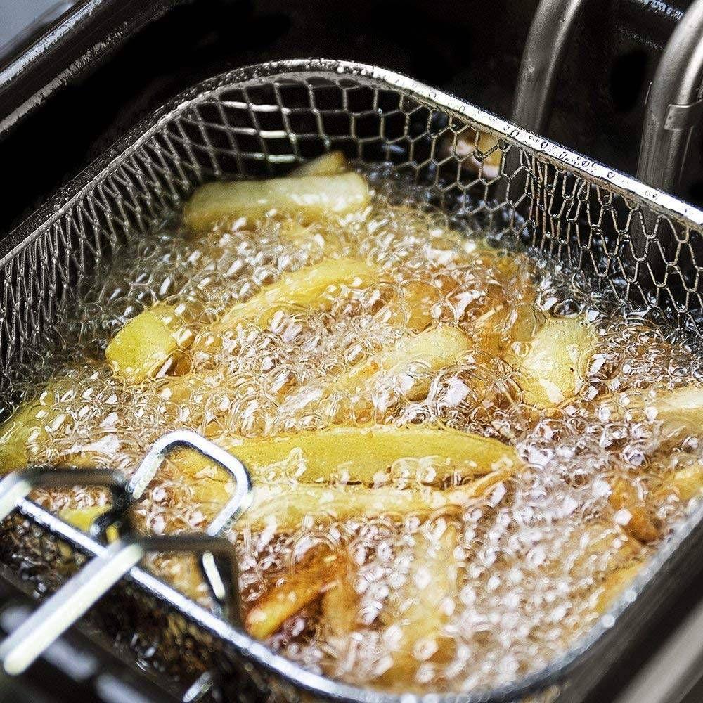 Fritadeira Independente CECOTEC CLEAN FRY 03031 (1000 W - 190 °C - Rotativo - Preto e Inox), miniatura 5