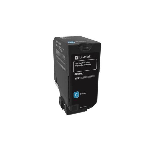 Toner LEXMARK 74C2HC0 (12.000 páginas - Lexmark CS725de, CS725dte - Ciano)