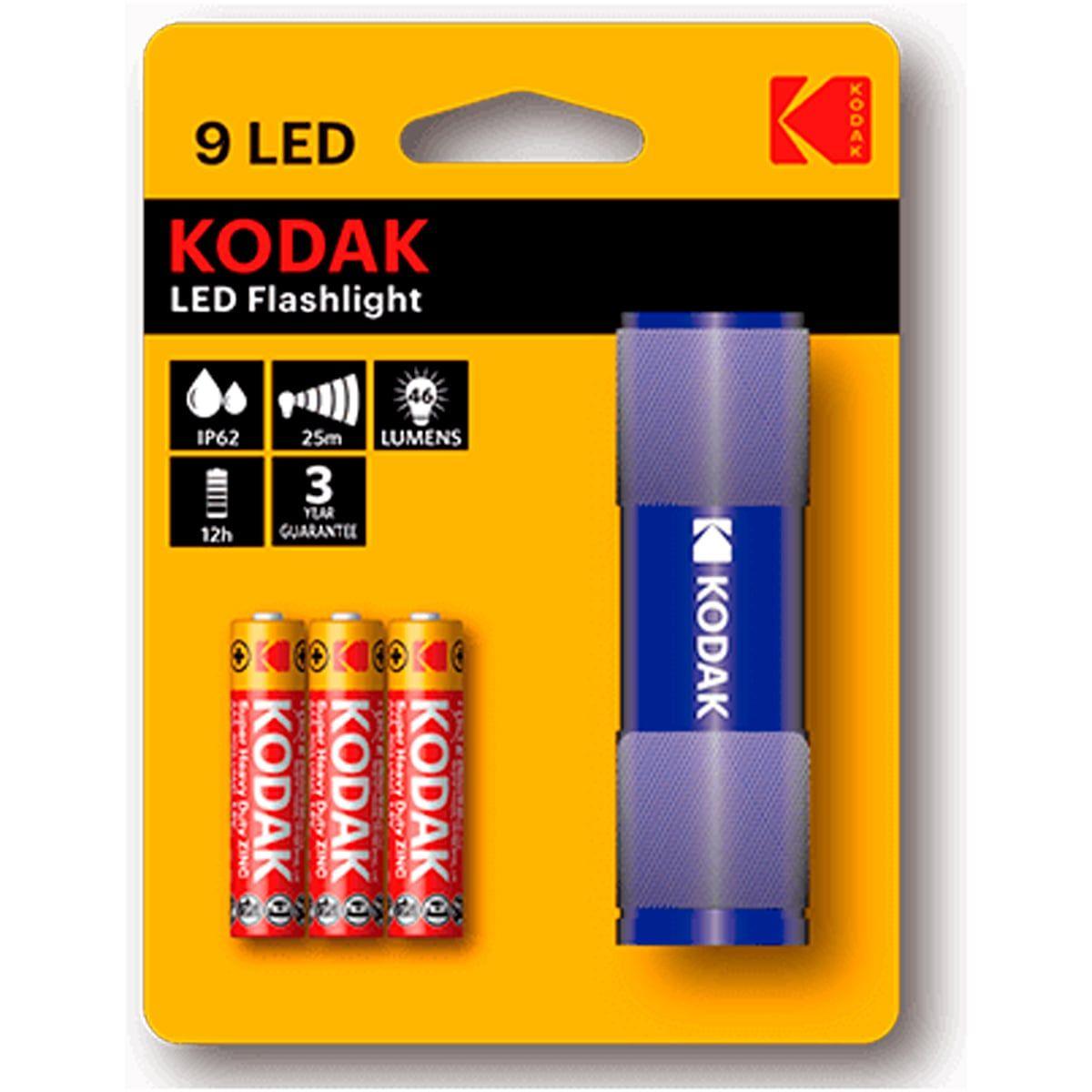 Lanterna KODAK 9LED (64 lm - 25 m - Azul)