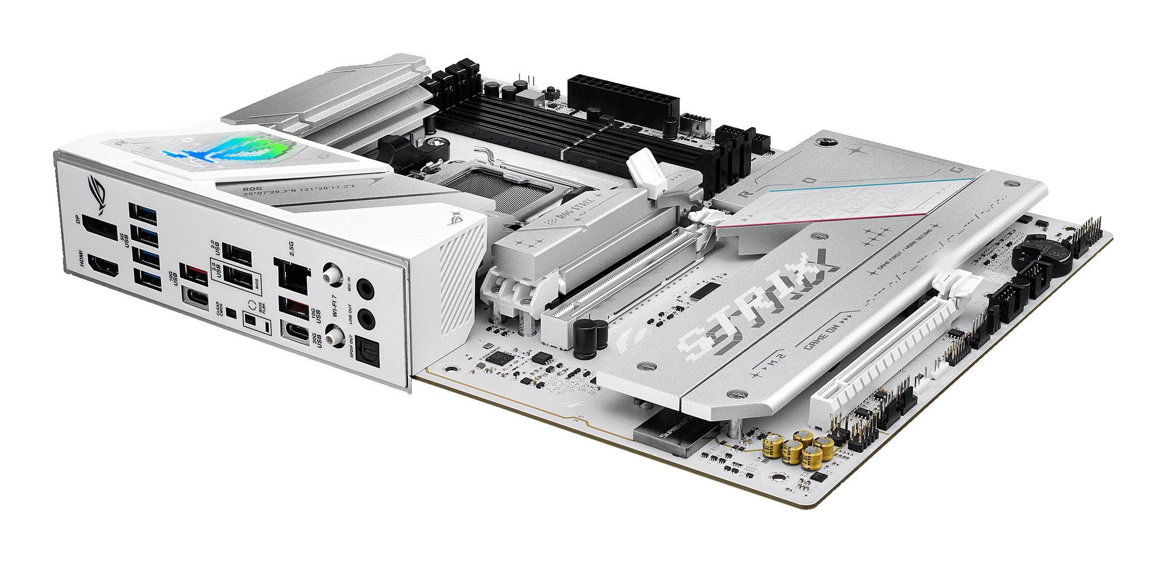 Motherboard ASUS ROG STRIX B850-A GAMING WIFI (AM5 - ATX - 4x DIMM - Branco), miniatura 7