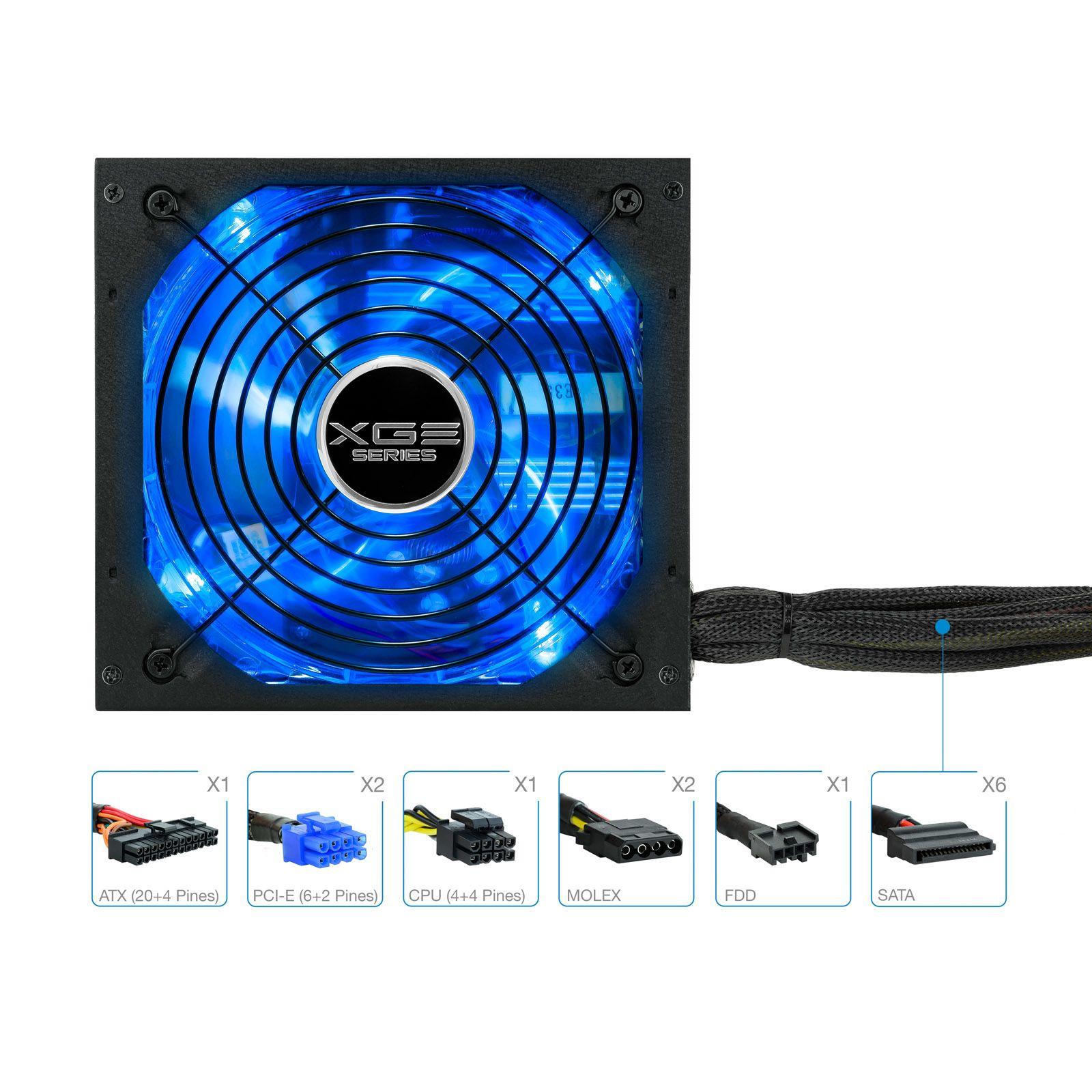 Fonte de Alimentação para Jogos TOOQ TQXGEII-700SAP (ATX - 700 W - 80 PLUS Bronze - Preto) — miniatura 3