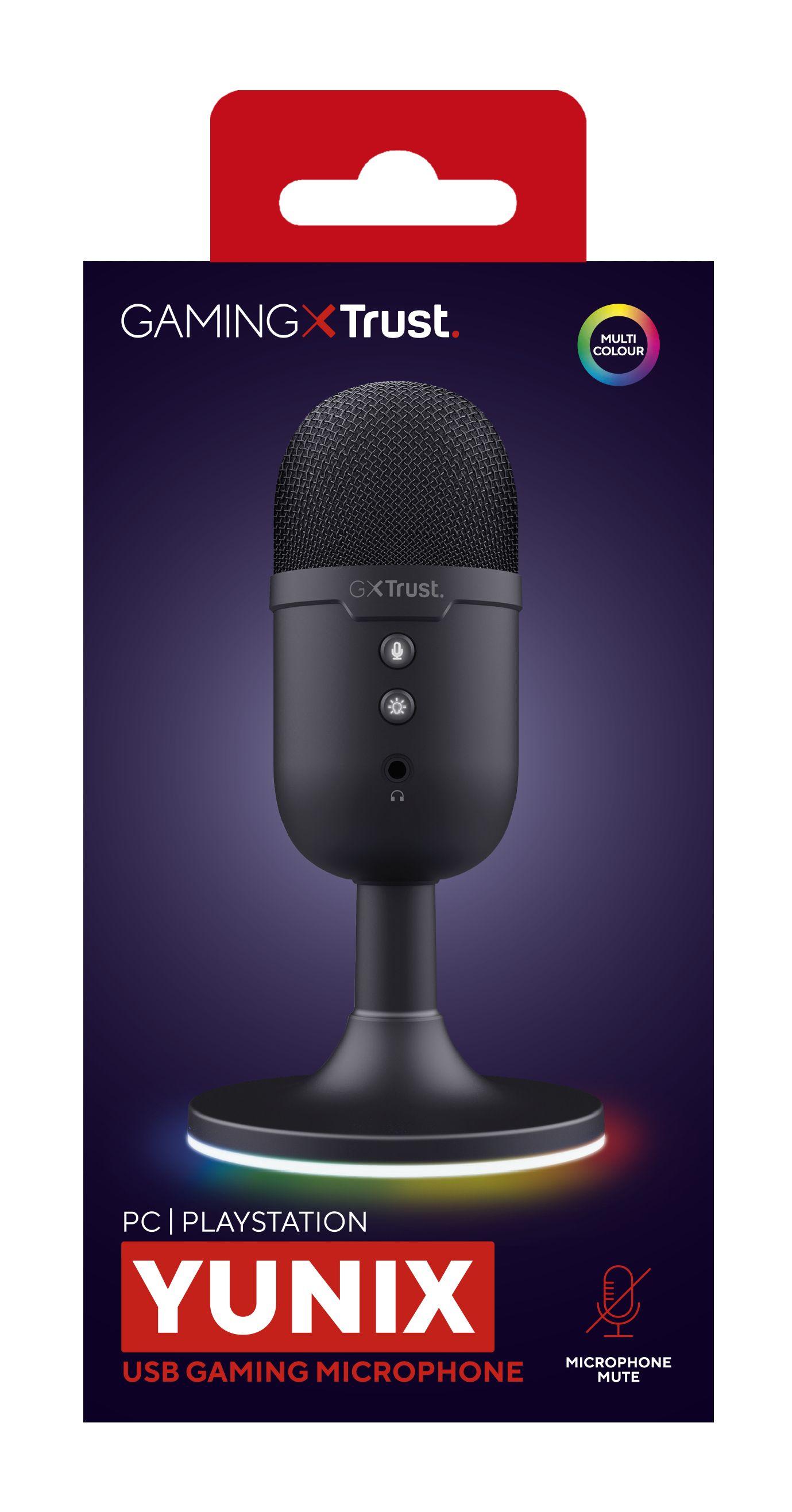 Microfone de Mesa TRUST GXT 234P Yunix (Microfone de mesa - Com fios - USB/3.5 mm - Preto) — miniatura 6