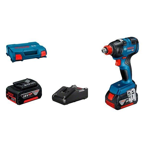 Aparafusadora de Impacto BOSCH GDX 18V-200 Professional (Azul/Preto/Vermelho), miniatura 2