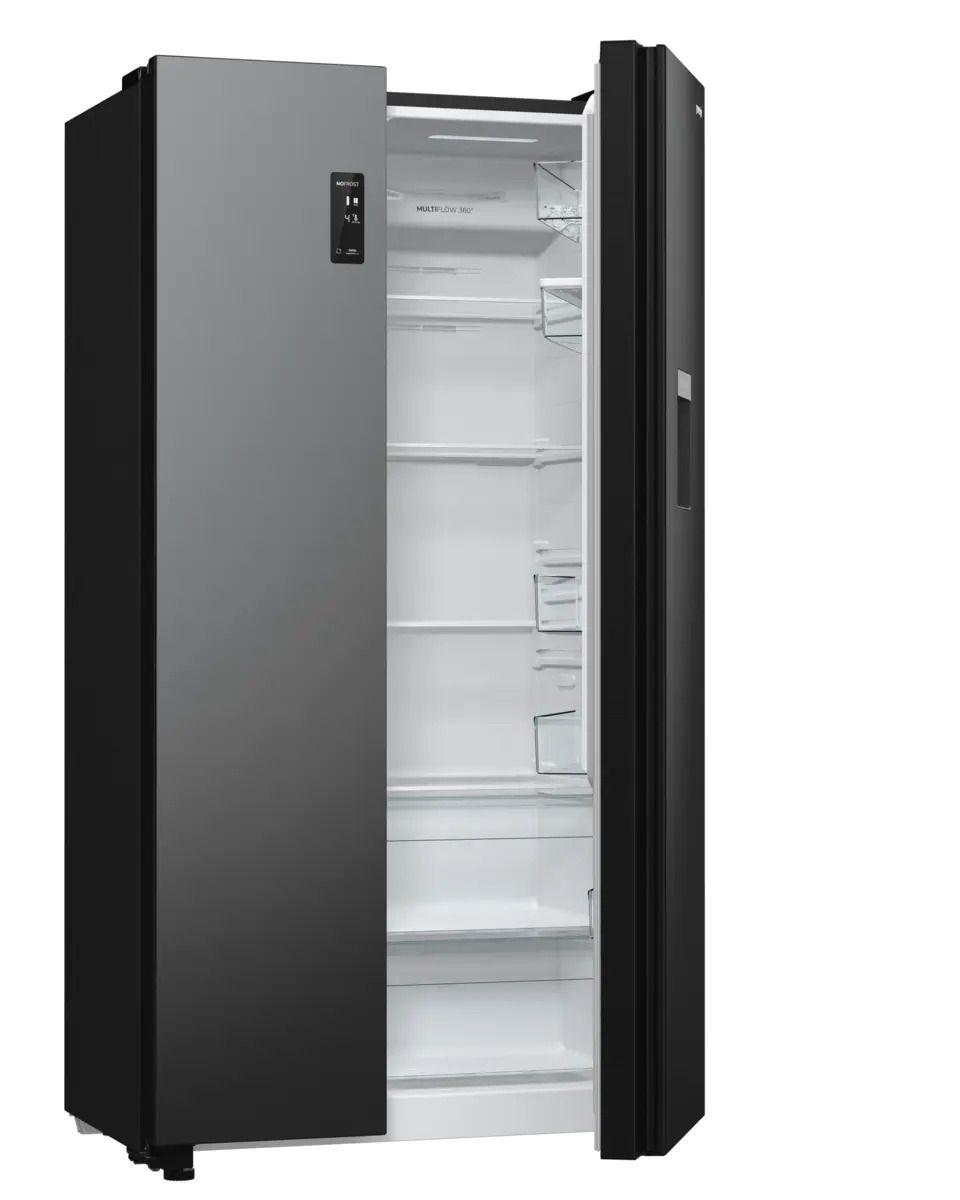Frigorífico Americano Independente GORENJE NRR9185EABXLWD (547 L - 179x92x67 cm - Preto/Inox), miniatura 4