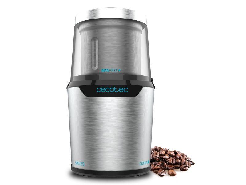 Moinho de Café CECOTEC TitanMill 300 DuoClean (300 W - 90 g - Aço inoxidável - Aço inoxidável)