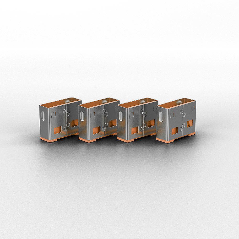 Bloqueador de Porta USB LINDY 40453 (USB Tipo A - Laranja) — miniatura 2