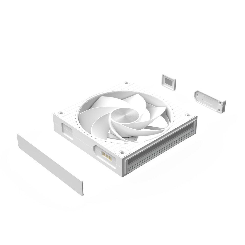 Ventoinha ZALMAN ZM-DF120R (ARGB - 3,36 W - Branco), miniatura 2