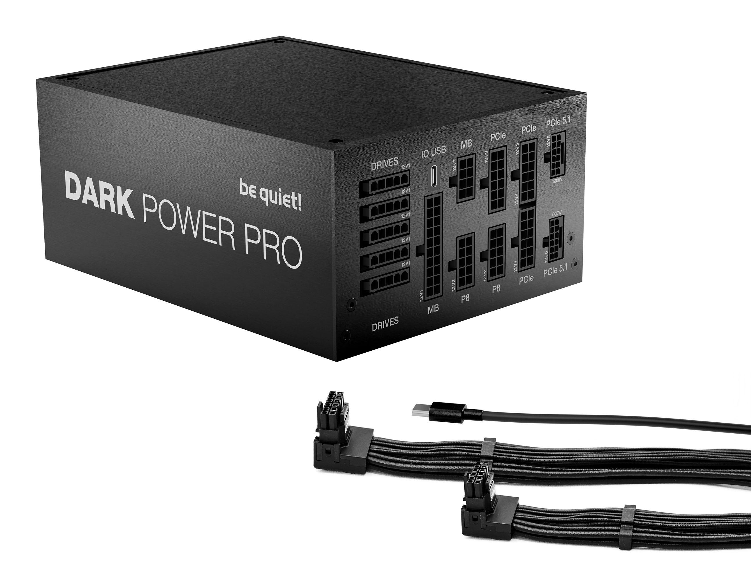 Fonte de Alimentação BE QUIET! Dark Power Pro 14 1600W (ATX - 1600 W - 80 PLUS Titanium - Preto), miniatura 2