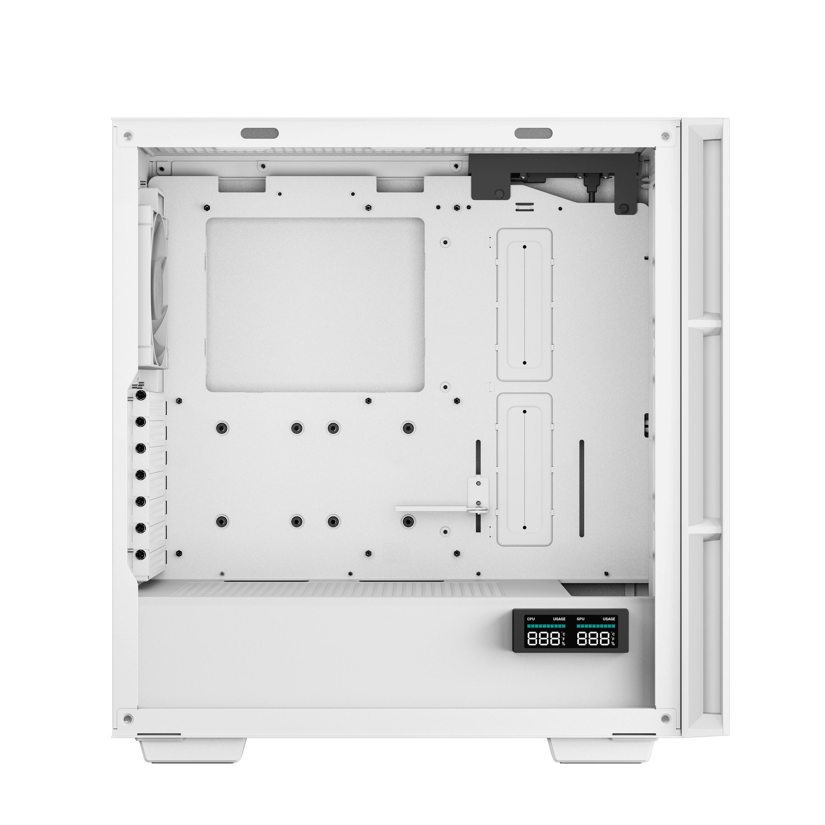 Caixa PC DEEPCOOL CH560 Digital (ATX, EATX, micro ATX, Mini-ITX - ATX, PS2 - Midi Tower - Branco) — miniatura 6