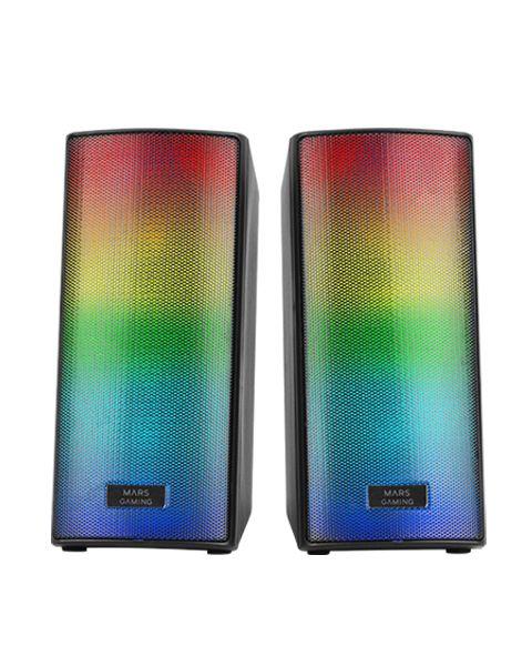 Colunas Portáteis MARS GAMING MSRGB2 (15 W - Com fios e sem fios - Preto), miniatura 2