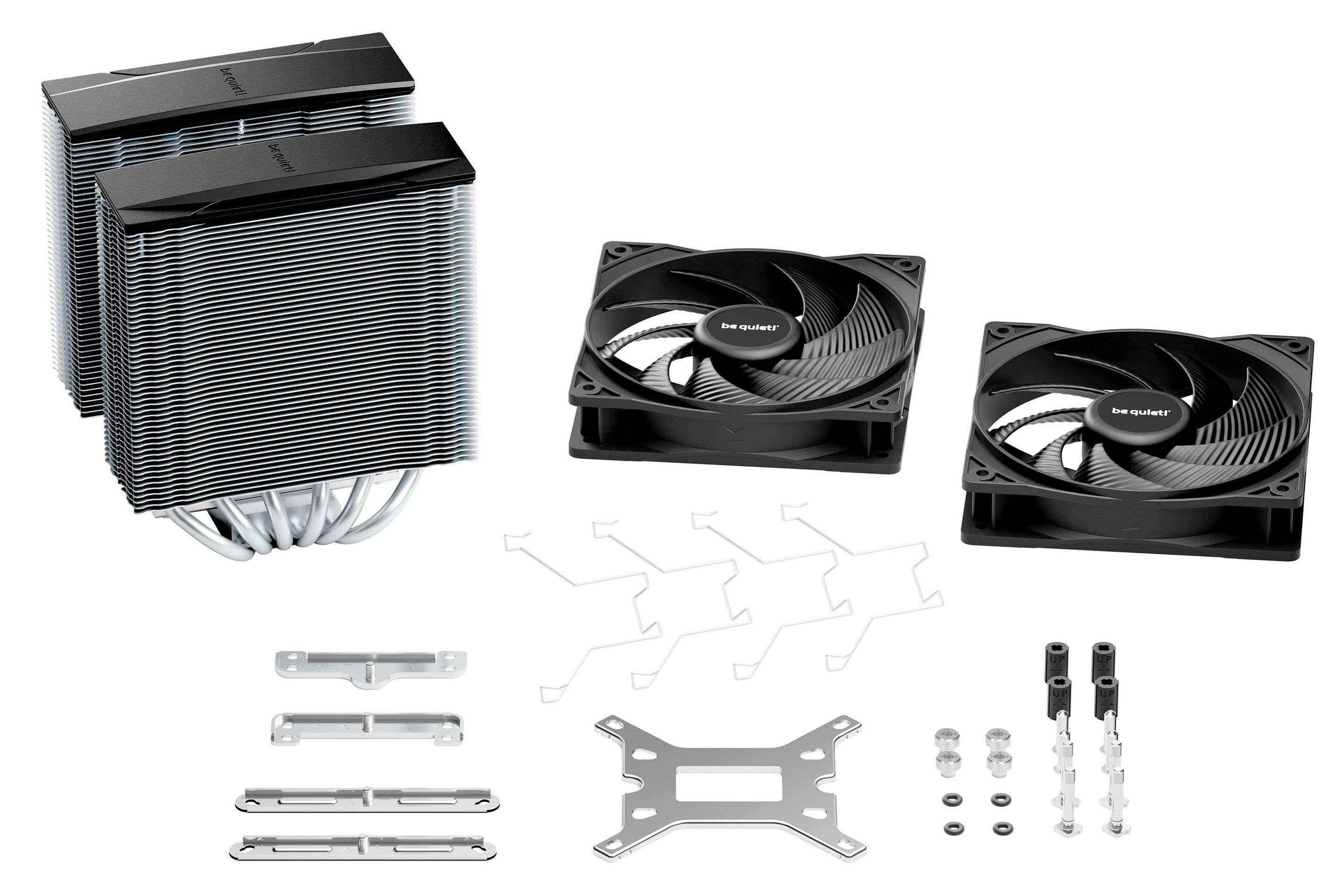 Dissipador de CPU BE QUIET! Pure Rock Pro 3 (120 mm - 2 ventoinhas - 2000 RPM - Prateado) — miniatura 6