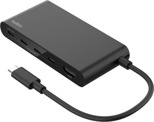 Hub USB-C 5 em 1 BELKIN AVC021HQBK (0,2 m - Preto)