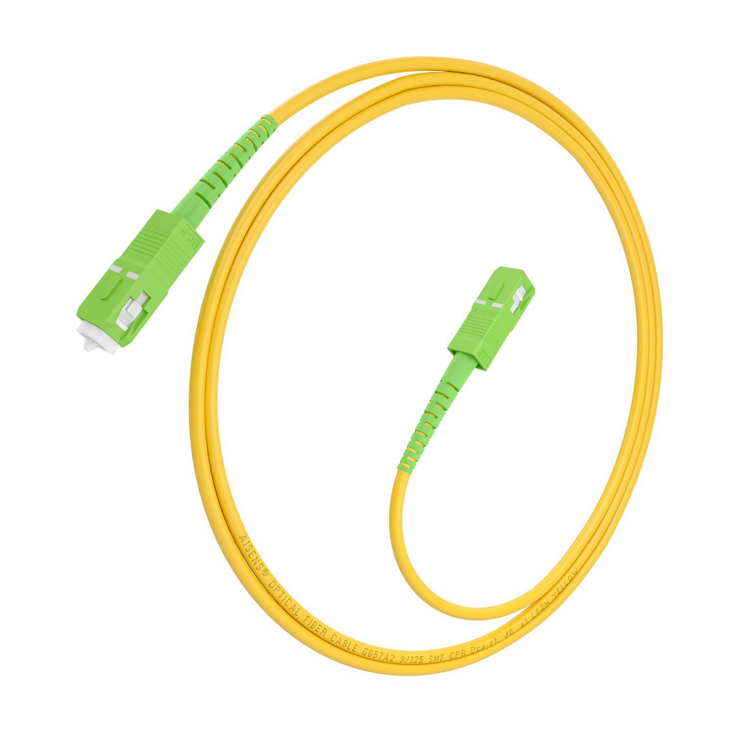 Cabo de Fibra Ótica AISENS A152-0980 (Amarelo), miniatura 2