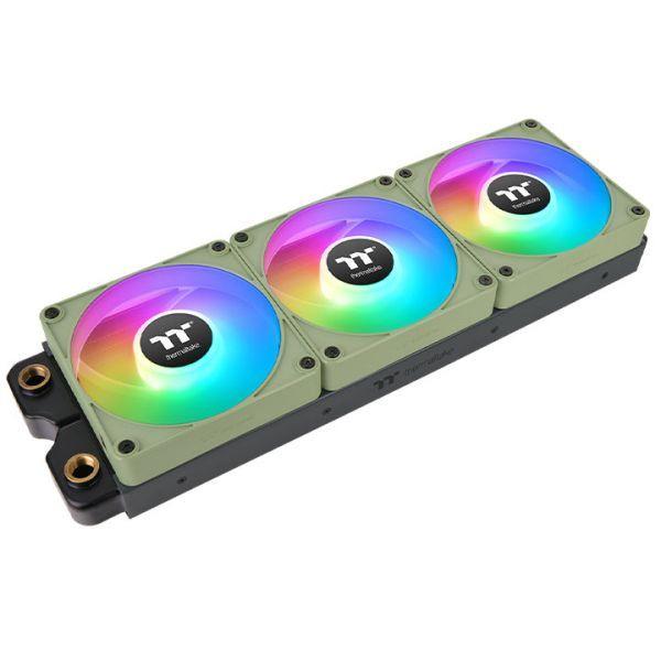 Ventoinhas Inversas para Caixa de PC THERMALTAKE CT120 EX ARGB (ARGB multicolor - 2,28 W - Verde Matcha) — miniatura 4