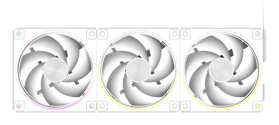 Ventoinha para Caixa de PC ZALMAN ZM-DF120 WHITE (ARGB - 3,36 W - Branco) — miniatura 6