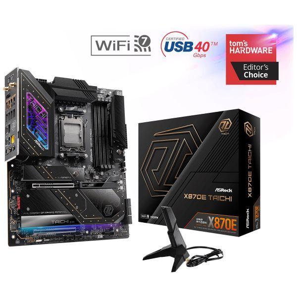 Motherboard ASROCK X870E Taichi (AM5 - PC - Duplo canal - Multicor), miniatura 2