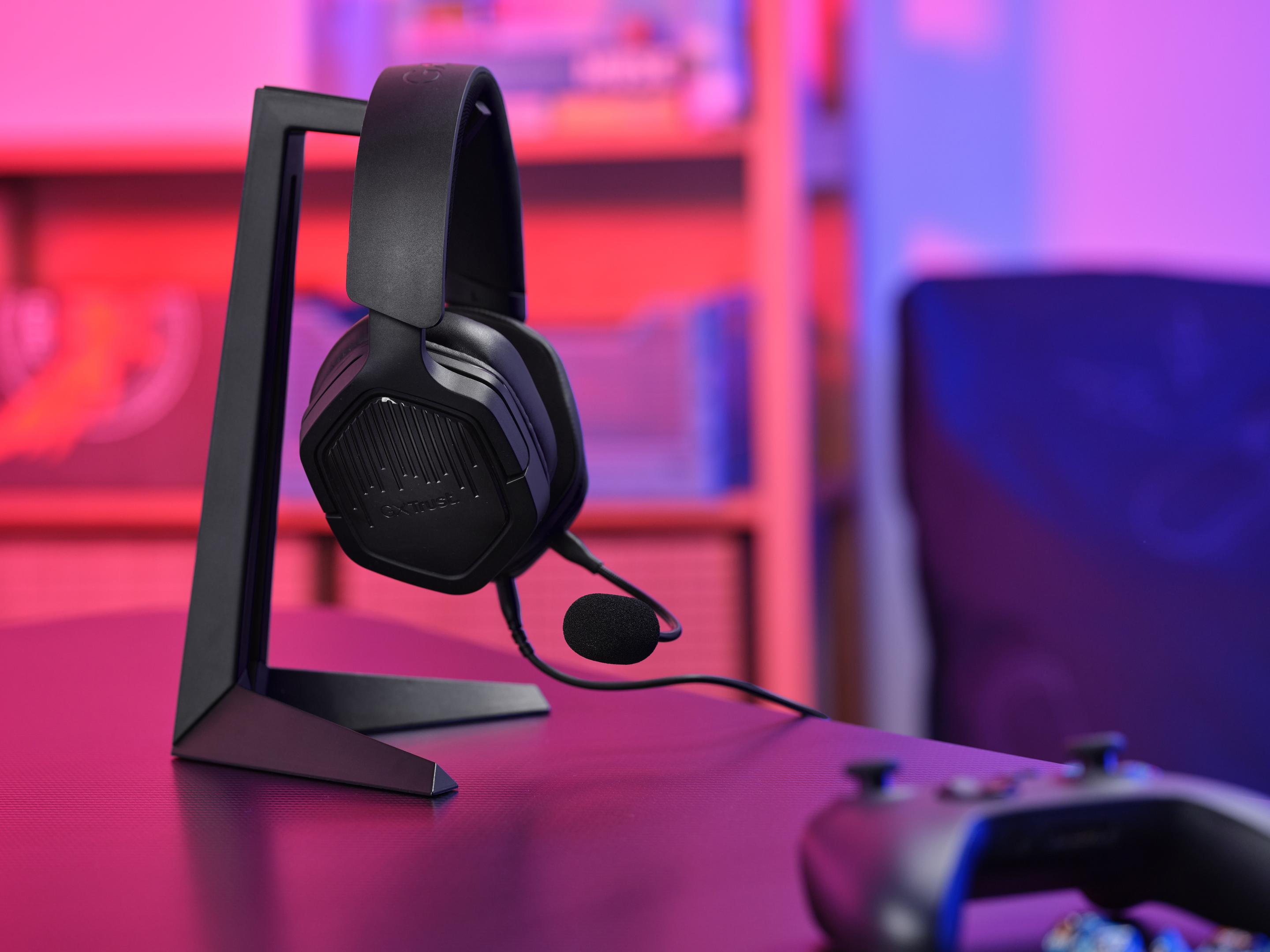 Headset Gaming TRUST GXT 492 Carus (Binaural - Com fios - Circum-aural - Preto), miniatura 11