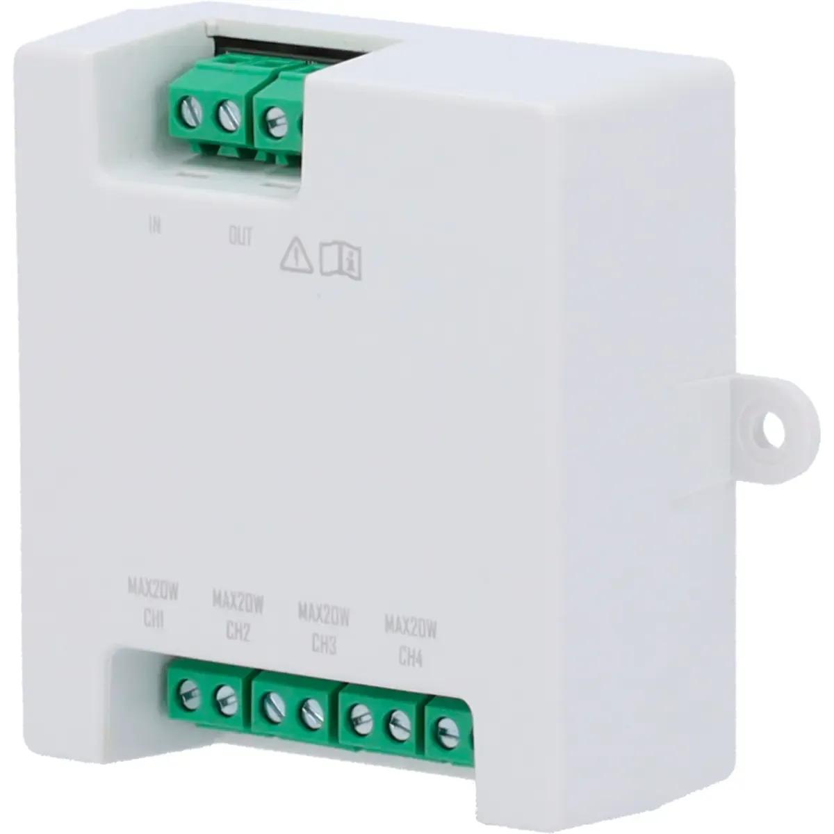 Distribuidor de 2 Fios HD HIKVISION DS-KAD7061EY (4 canais - 2 canais para cascata) — miniatura 2