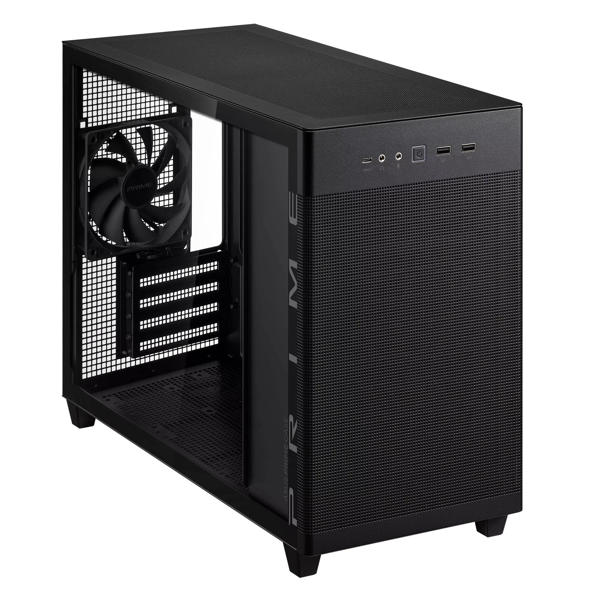 Caixa PC ASUS Prime AP201 TG (micro ATX, Mini-ITX - Mini Tower - Micro-ATX, Mini-ITX - Preto) — miniatura 7
