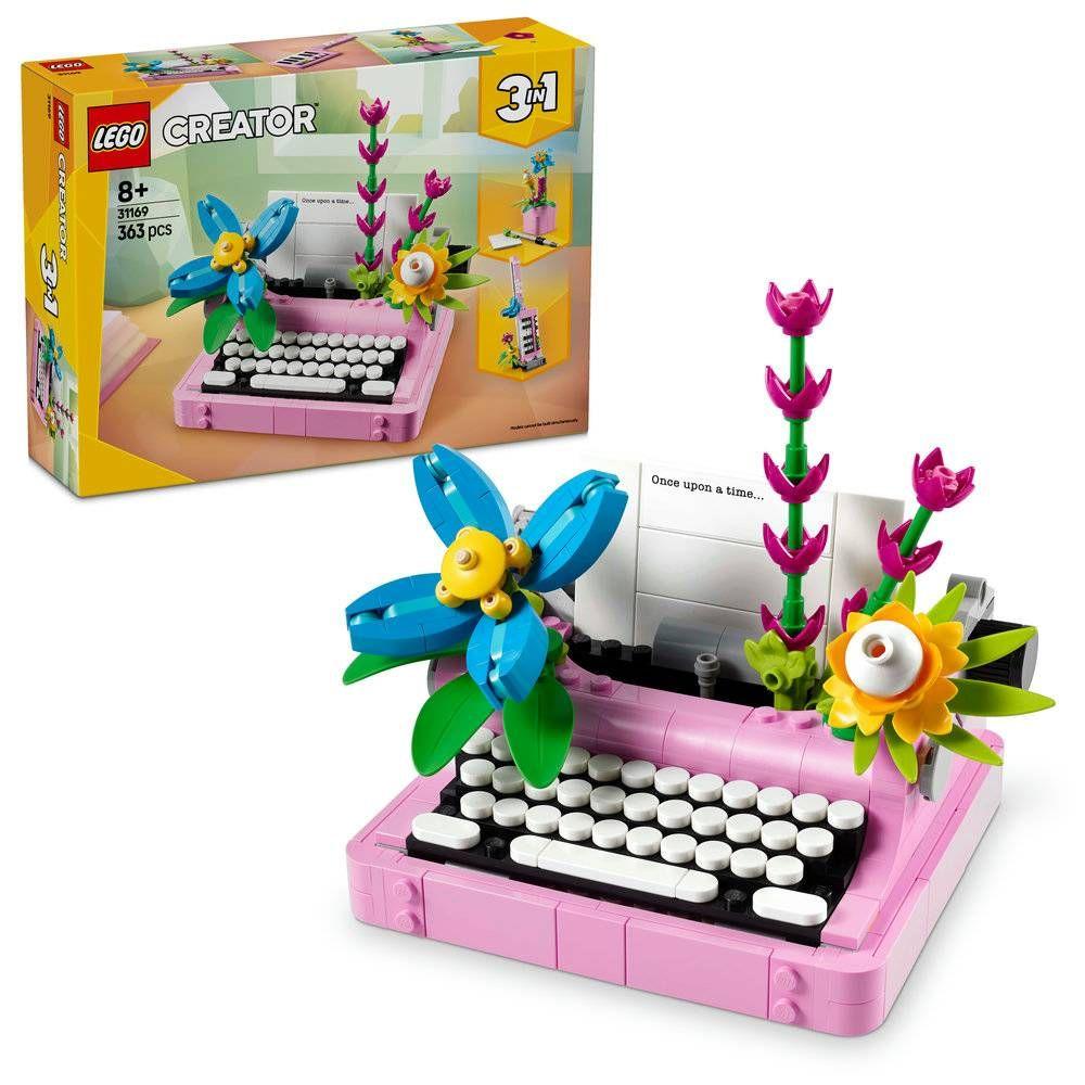 LEGO 31169 Creator Máquina de Escrever com Flores (8+ anos - 363 peças), miniatura 3