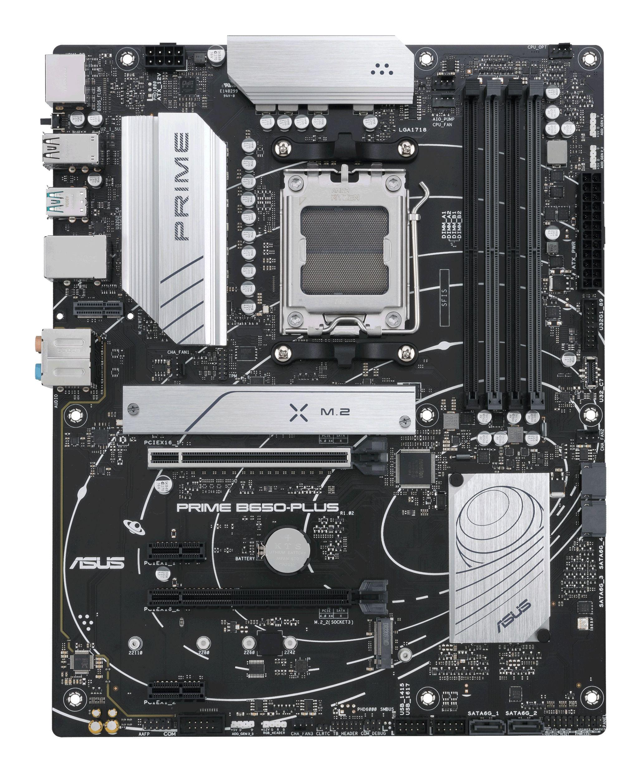 Motherboard ASUS PRIME B650-PLUS-CSM (AM5 - AMD Ryzen 7000 Series - ATX) — miniatura 2