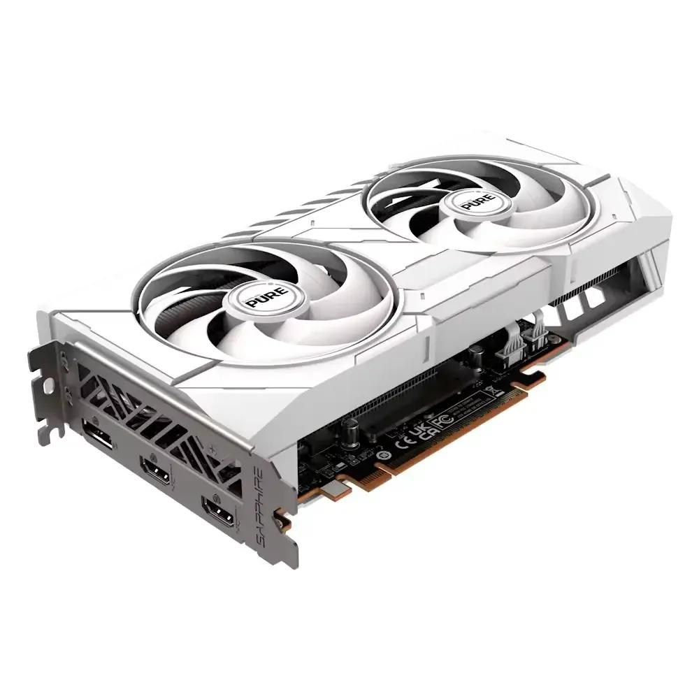 Placa Gráfica SAPPHIRE PURE Radeon RX 9060 XT Gaming OC (AMD Radeon RX 9060 XT - 16 GB - 128 bit - Branco) — miniatura 4