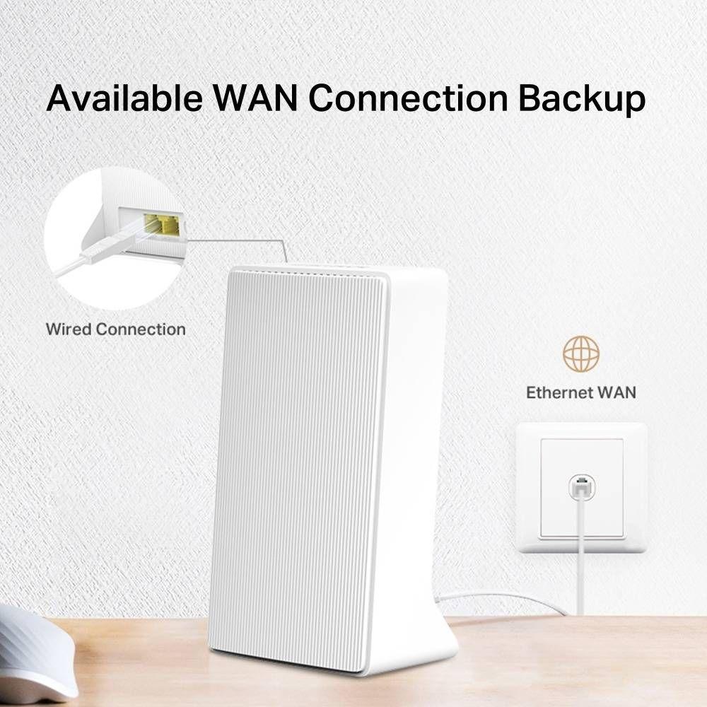 Router MERCUSYS MB130-4G (Wi-Fi 5 - 867 Mbit/s - Dual-band - Branco) — miniatura 5