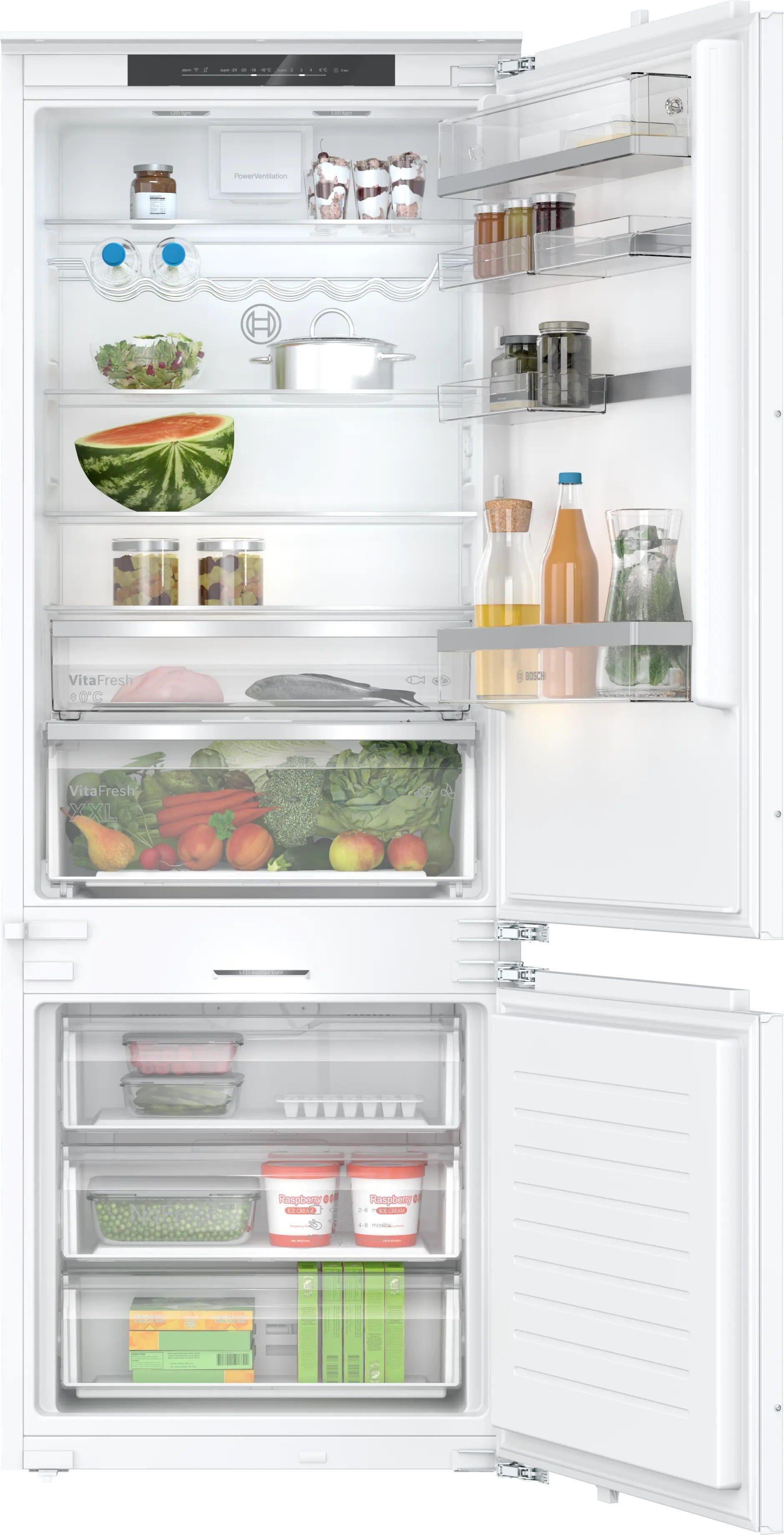 Frigorífico Combinado Encastre BOSCH KBN96ADD0 (381 l - No Frost no congelador - Home Connect - Branco)