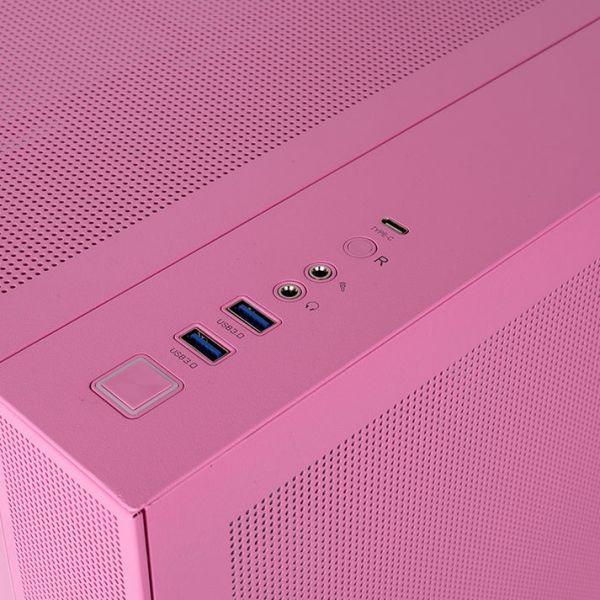 Caixa PC THERMALTAKE View 380 TG ARGB Bubble Pink (ATX, micro ATX, Mini-ITX - PS2 - Midi Tower - Rosa), miniatura 3