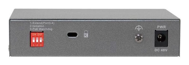 Switch de Rede LEVEL ONE GEP-0531 (Gigabit Ethernet - 0,125 MB - 10 Gbit/s - Cinzento) — miniatura 4