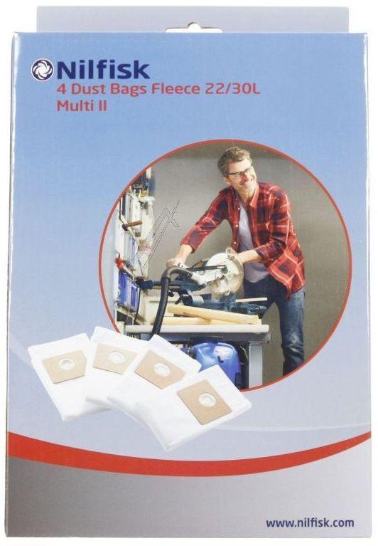 Sacos para Aspirador NILFISK 107417195 (Branco), miniatura 2