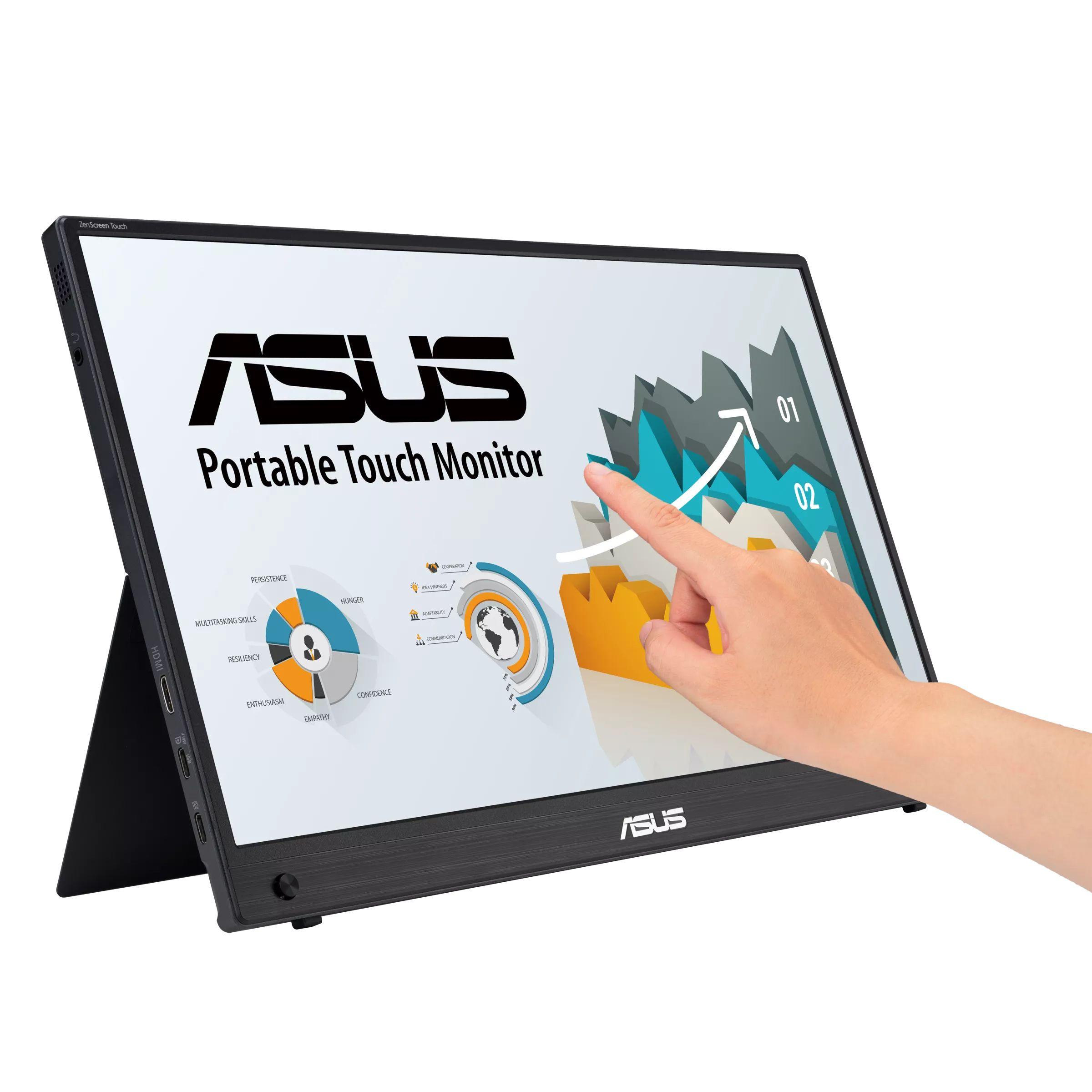 Monitor ASUS ZenScreen Touch MB16AMTR (15,6" - IPS - 60 Hz - Preto) — miniatura 3