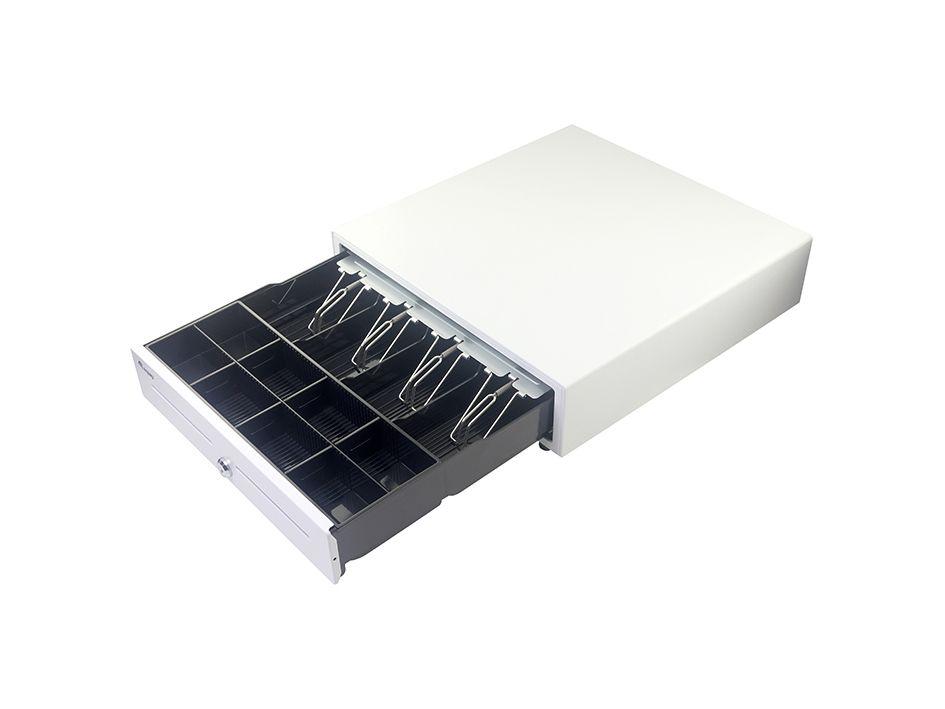 Gaveta de Dinheiro EQUIP 351011 (12V - RJ11 - 4 Notas/8 Moedas - Branco) — miniatura 5