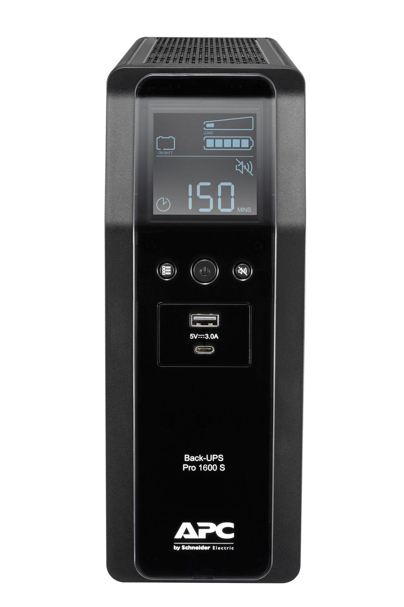 UPS APC BR1600SI (2 USB 2.0 - C14 - Preto)