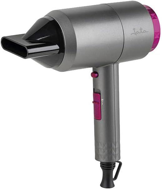Secador de Cabelo JATA SC43B (Cinzento e Roxo)