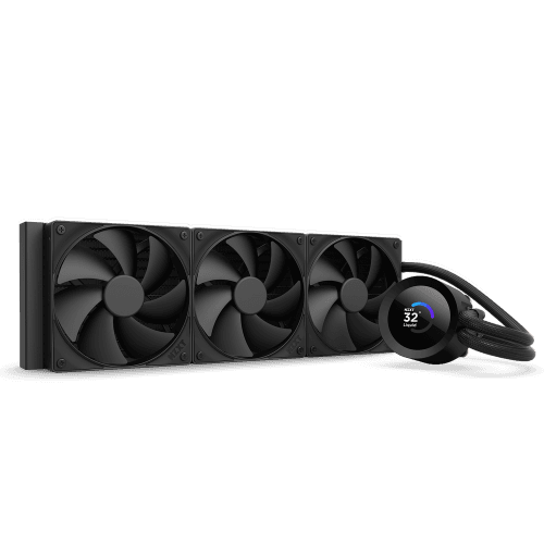 Sistema de Refrigeração Líquida AIO NZXT Kraken Plus 360 (120 mm - 2000 RPM - 4 pinos - Preto)