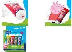 Tinta para Pintar com os Dedos STAEDTLER Noris Junior Peppa Pig (4 x 75 ml)